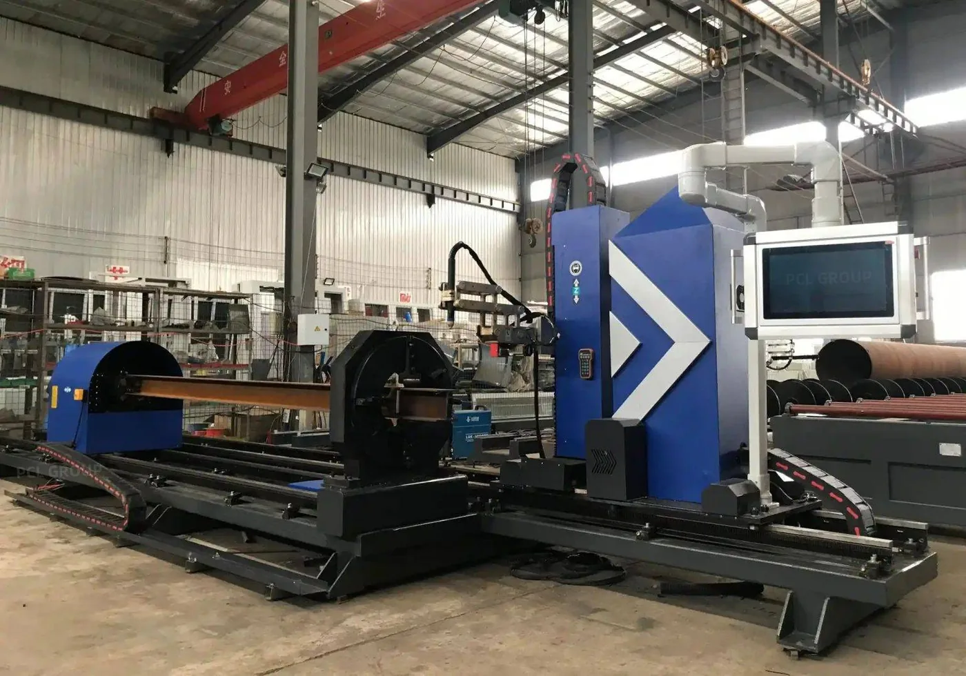 8-Axis CNC Plasma Beam Cutting Machine